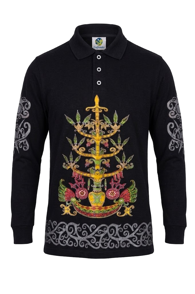 Polo Dayak Batang Garing 1 Abdul Combed 24s Hi…