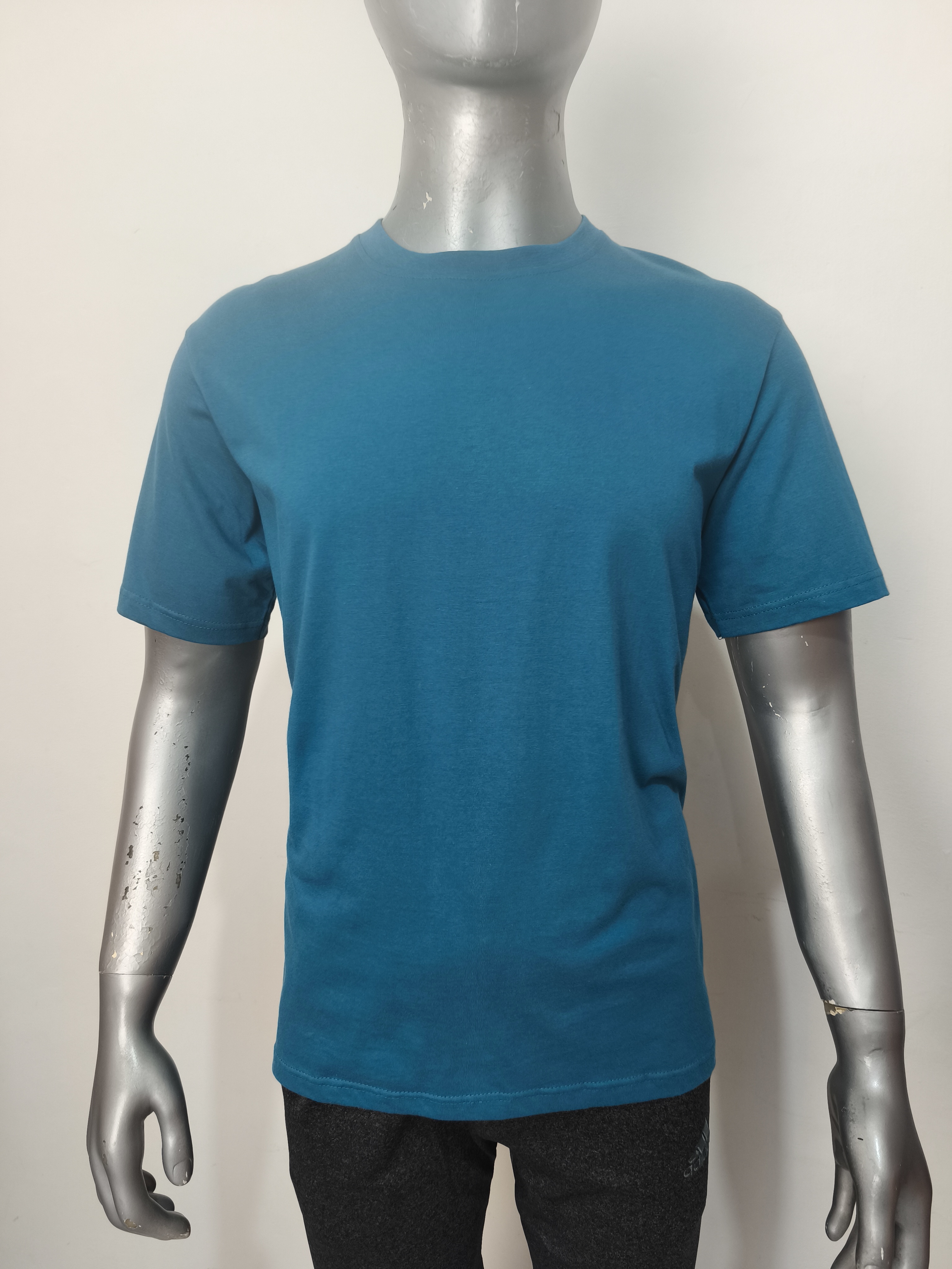 Kaos Oblong 607 Semi Combed 24s Saxony Blue (Pendek)