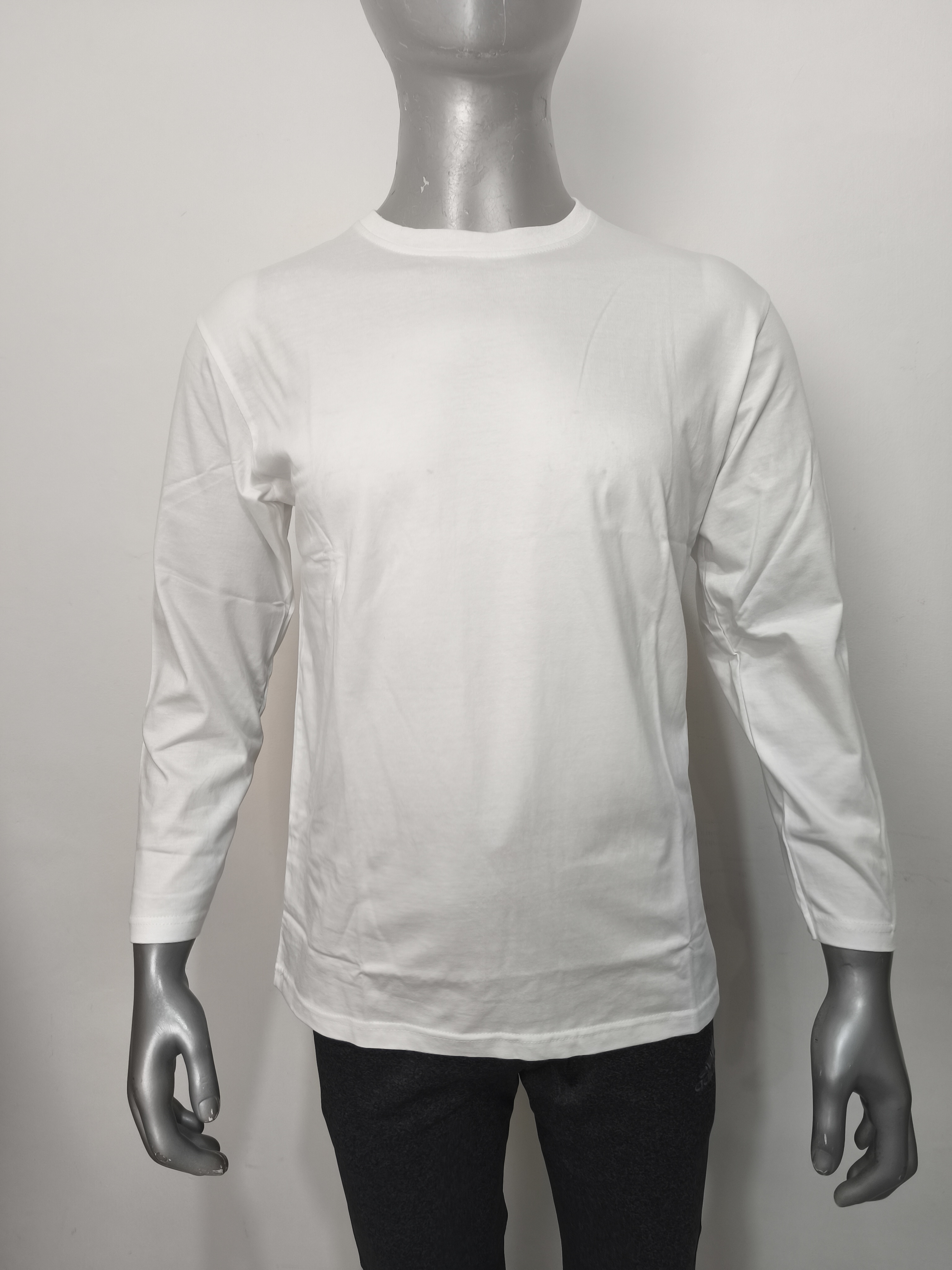 Kaos Oblong 607 Semi Combed 24s Putih (Panjang)