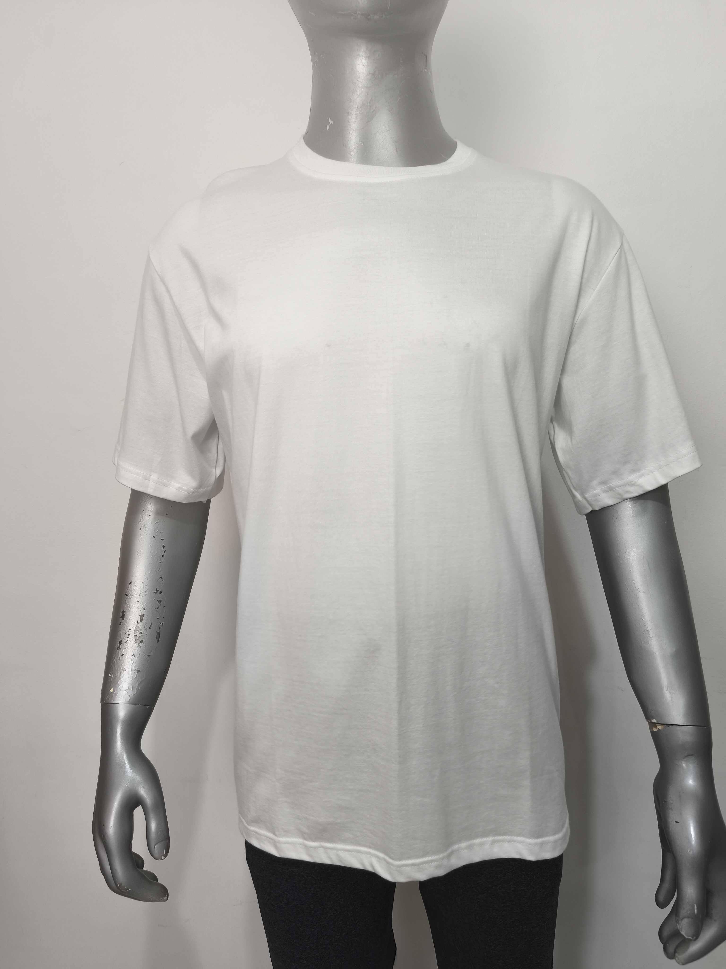 Kaos Oblong 607 Semi Combed 24s Putih (Pendek)